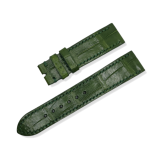 20/18MM (thin) Dark Green Alligator Strap